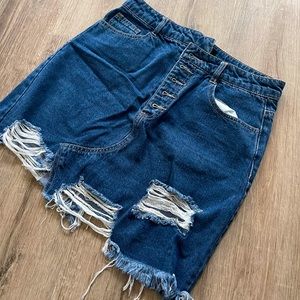 Jean skirt